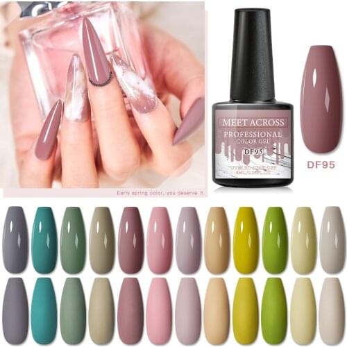 Colorful Nail Gel Polish DIY Nail Art Polish Manicure for Nails Semi Permanent Matte Top Coat Soak Off UV Gel Varnish Nail Art