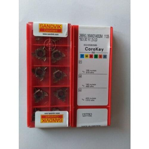 10PCS CARBIDE INSERT 266RG-16VM01A002M 1125