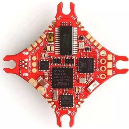 HGLRC Zeus5 AIO MPU6000 F411 Flight Controller 25.5X25.5mm 5A BLEHLI_S 4in1 ESC 1-2S for FPV Racing Freestyle Tinywhoop Drones