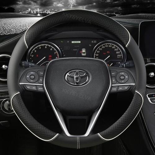 Leather Sport Car Steering Wheel Cover for Toyota CHR C-HR Auto Accessories