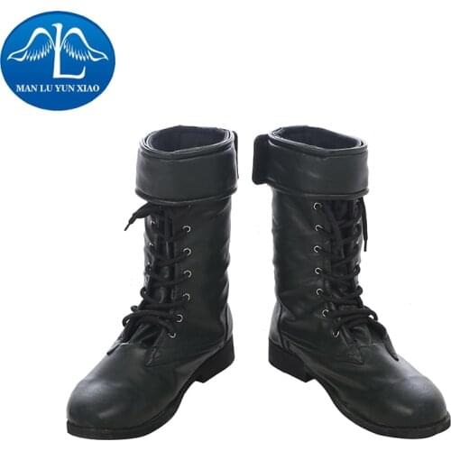 MANLUYUNXIAO New Green Arrow Boots Halloween Carnival Cosplay Costume For Men Custom Made