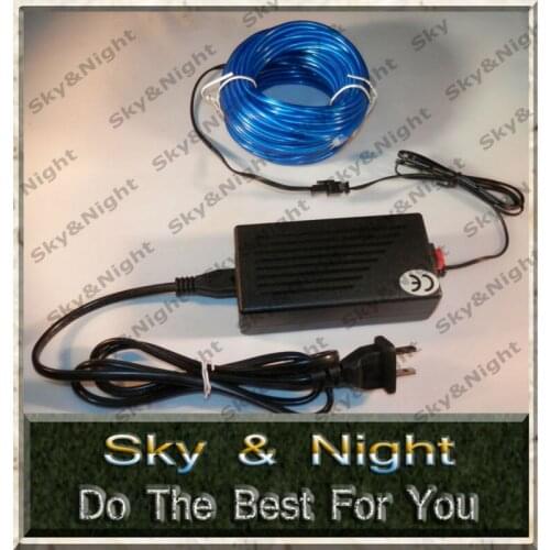 Flashing Neon light D type EL wire 20M +220v Inverter + Strong double sided tape50M per roll+free shipping