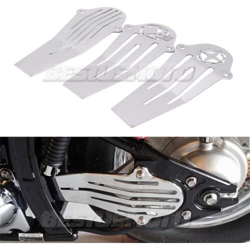 Motorcycle Chrome Skull Drive Shaft Cover For Yamaha Dragstar V- Star XVS650 1998-2017 XVS1100 1998-2012 Classic Custom