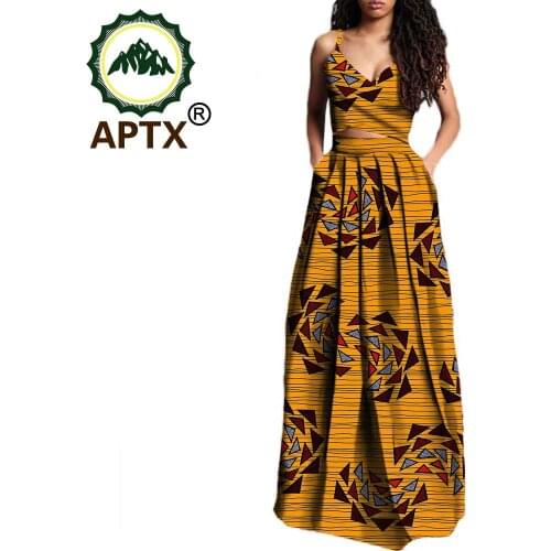 Dashiki African Dresses For Women Elegant Party Long Dress Ladies Clothes 2021 Plus Size Evening Female Ankara Style Pure Cotton