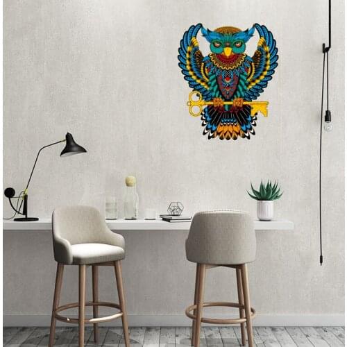 Three Ratels wall sticker art custom Fairy tale cartoon Owl wall stickers for kid s wall sticker art for bedroom