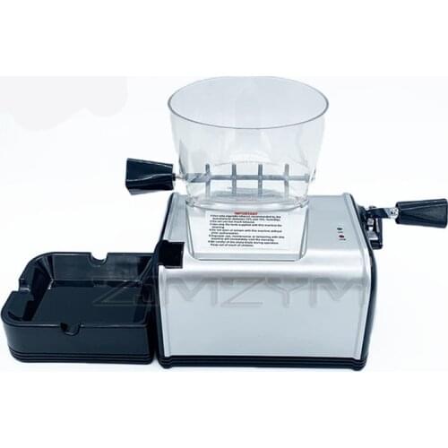 New 220V Elettrico full automatic stainless steel cigarette maker 8mm Tube Portable Smoking Tool Rolling Cigarette Machin