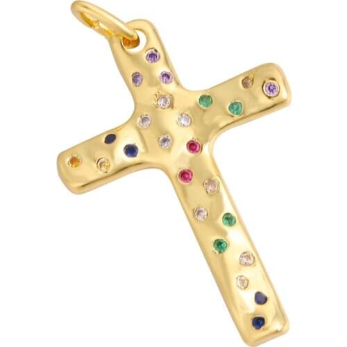 New Fashion Jewelry Zircon Charms For Necklace Jewelry Making Diy Crafts Floating Charms Bijoux Accessories