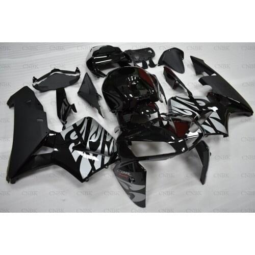 For CBR 600 RR 2005 - 2006 Bodywork CBR 600 RR 2006 Black Silver Fairings CBR 600 RR 2005 Fairing Unpainted