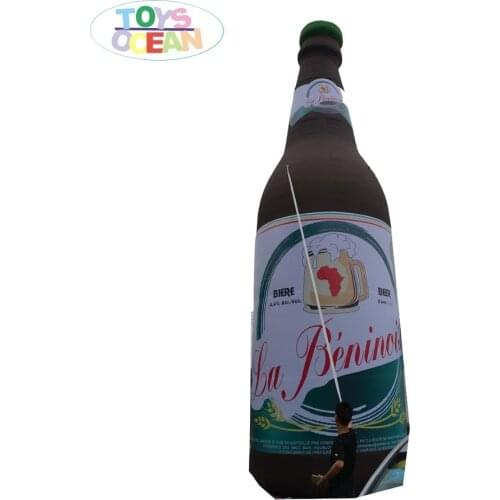Huge 10m height inflatable beer bottle display model