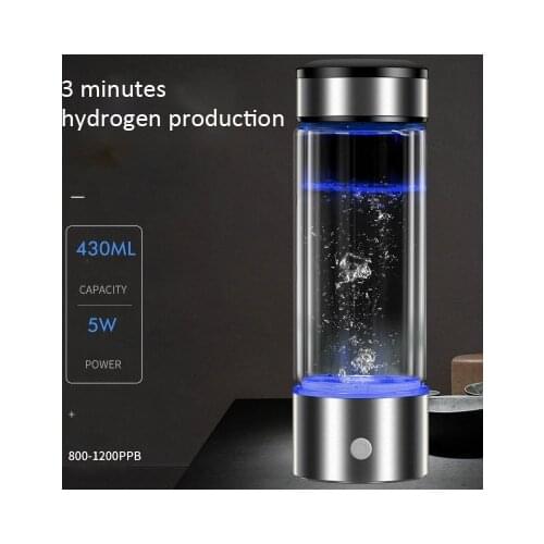 Portable Hydrogen Generator Water Filter Ionizer Pure H2 PEM Rich Hydrogen alkaline Bottle Electrolysis Drink Hydrogen