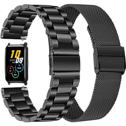 Stainless Steel Strap For Honor Watch ES Smart Watch Band Metal Replaceable Bracelet Straps For Huawei Honor ES Wristband Correa