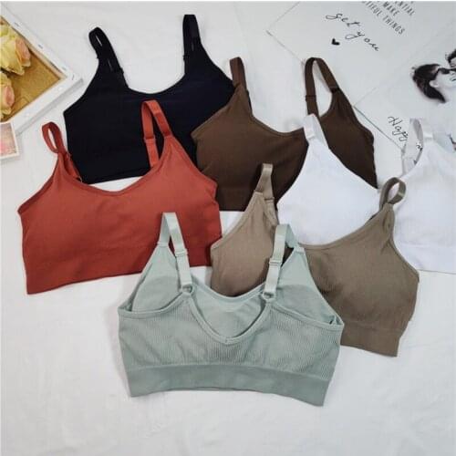 BraS FOR WOMEN offersthread strapless bra with sentiment girl vest together seamlessly without rims sports underwear female NEW