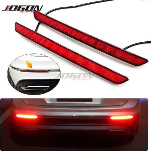 LED Dynamic Turn Signal Light Tail Rear Bumper Reflector Fog Brake Lamp For VW Volkswagen Tiguan 2 II MK2 AD/BW 2017 - 2020