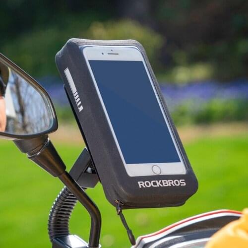 ROCKBROS Phone Holder Bike Bag Front Bicycle Phone Bag Touch Screen sacoche velo MTB Cycle Accessories Road Mountain Bike Bag