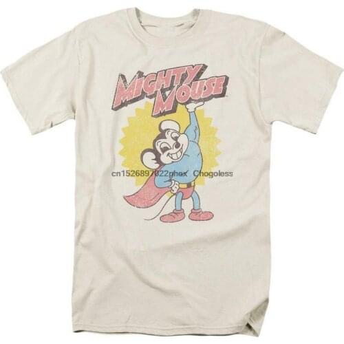 Mighty Mouse Vintage Retro Saturday Morning cartoon classics t-shirt CBS1590