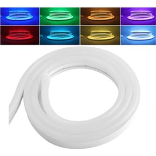 5m IP67 Waterproof RGB LED Neon Letter Sign Strip 120 led/m 2835 DC12V RGB Led Soft Tape RGB Linear Outdoor Decoration Tape