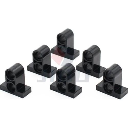 High-Tech Parts Pin Connector Plate 1x2x1 2/3 with 2 Holes bricks 32530 Car Spaceship Model MOC Building Blocks Bulk Accessory