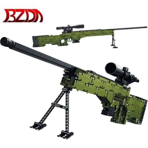 Sembo Toy gun bricks Revolver Pistol Power Guns SWAT Military Model Building Blocks Set Weapon Compatible PUBG Toys For Boys