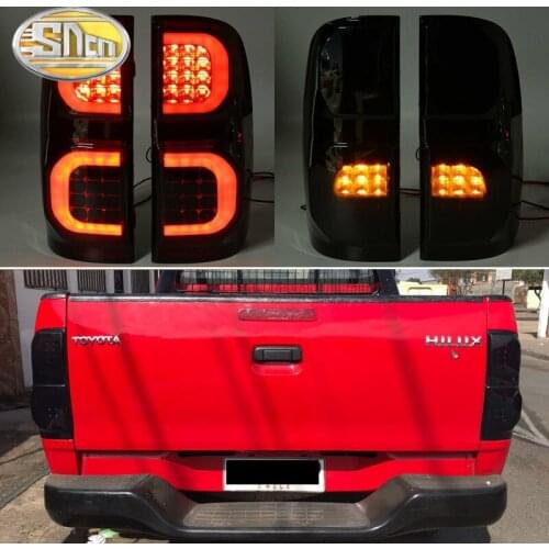 Rear Driving Lamp + Brake + Reverse + Turn Signal Car LED Taillight Tail Light For Toyota Hilux Vigo KUN26 SR SR5 2004 - 2014