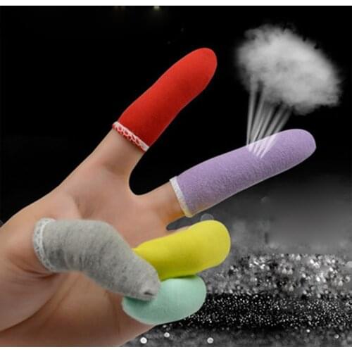 New 10 Pcs Multicolor Cotton Finger Set Only Finger Protection Reuseable Anti-slip Finger Sets Labor Insurance Finger Cots