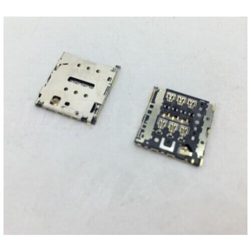 3PCS/Lot New Sim Card Reader Holder Tray Slot for Huawei Ascend P6 Mobile phone