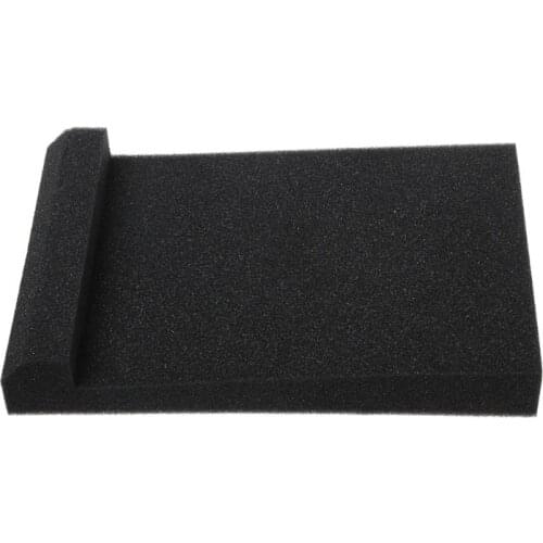 300x200x45MM Black Sponge Studio Monitor Speaker Acoustic Isolation Foam Isolator Pad for Recording Studios Karaoke Accessories