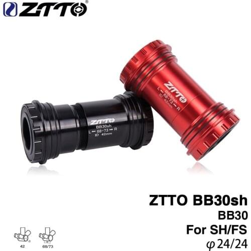 BB30 24 Adapter bicycle Press Fit Bottom Brackets Axle For MTB Road bike Parts Prowheel 24mm Crankset chainset
