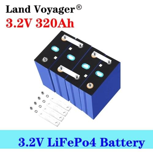 Land Voyager 3.2V 320Ah lifepo4 battery DIY 12V 24V Rechargeable battery pack for Electric car RV Solar Energy storage system