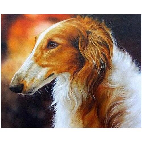 Animals diamond painting full drill dog puzzle mosaic art picture embroidery cross stitch rhinestone picture puzzle wall decor