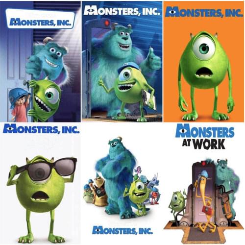 Disney DIY Diamond Painting James P. Sullivan Handmade For Children Birthday Gifts Home Decorative Monsters, Inc.Series