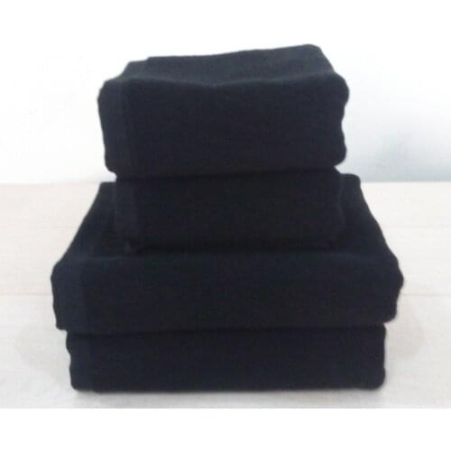 Free Shipping 3pc/set top quality cotton black bath towel set soft luxury hotel towel set bathroom towel sets
