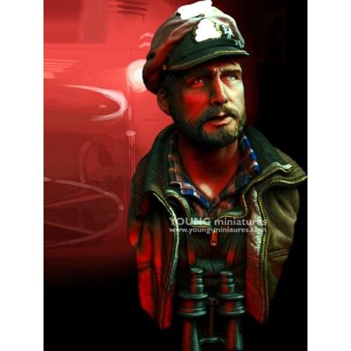 1/10 Das Boot, Resin Model Bust GK, World War II military theme, Unassembled and unpainted kit