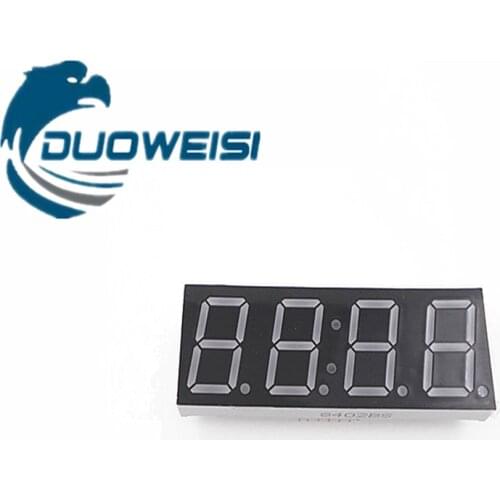 Digital tube 0.8 inch 4 digits common shade / common yang red highlight digital display tube clock