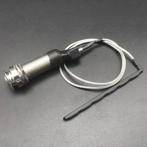 For Acoustic Guitar/ukulele Pickup Pick-up Piezo Cable Stick 6.35mm Plug Jack Design