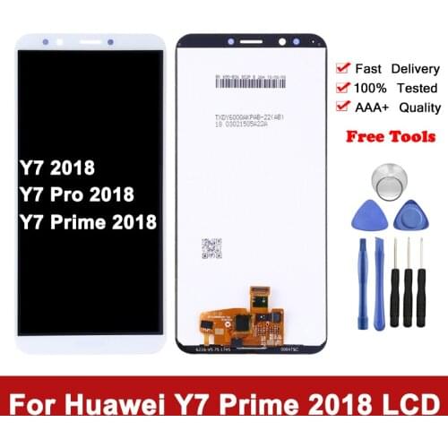 For Huawei Y7 Prime 2018 LCD Display Touch Screen Replacement For Huawei Y7 Pro 2018 Display LCD Screen With Frame LDN-L21 LX31
