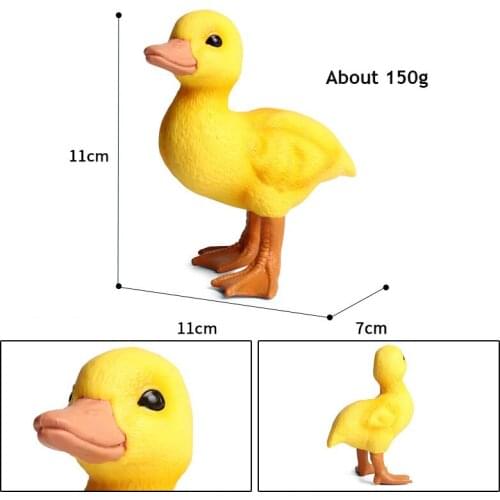 11*7*11 cm Original Wild Animals World Anatinae Duck Model Action Figurines Miniature Collection Toy For Kids
