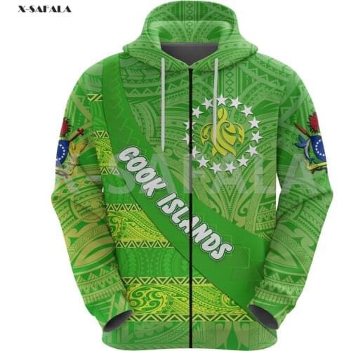 Samoa Flag Polynesian Island 3D Over Printed Hoodie Man Women A20 Harajuku Outwear Zipper Pullover Sweatshirt Casual Unisex