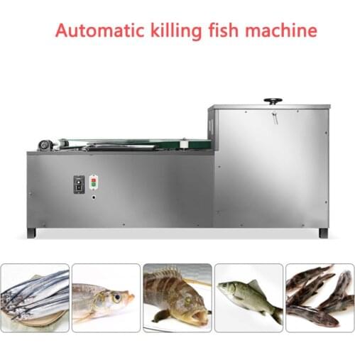 Commercial killing fish machine(open the belly/remove the viscera/no remove fish scale) XZ-13 vertical automatic Kill fish maker