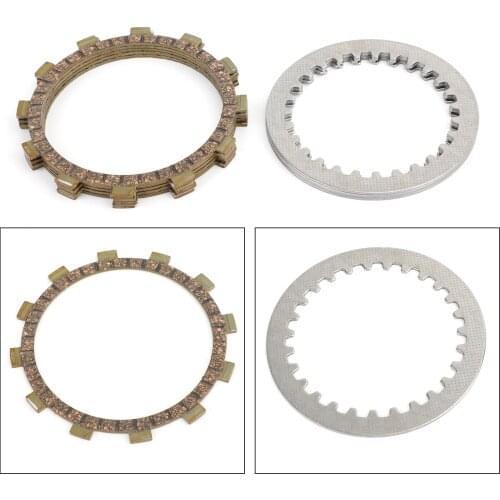 Areyourshop Clutch Kit Steel & Friction Plates for Yamaha SRX250 SR250 XT250 1983-2000 3J2-16324-00 5Y1-16331-01 Motorbike Parts