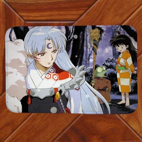 Inuyasha Floor Mat Carpet Decor Bedroom Doormat Anime Manga 001