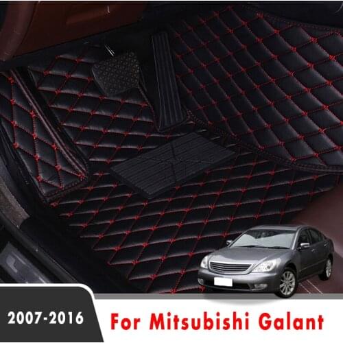 Carpets Car Floor Mats For Mitsubishi Galant 2016 2015 2014 2013 2012 2011 2010 2009 2008 2007 Auto Custom Leather Accessories