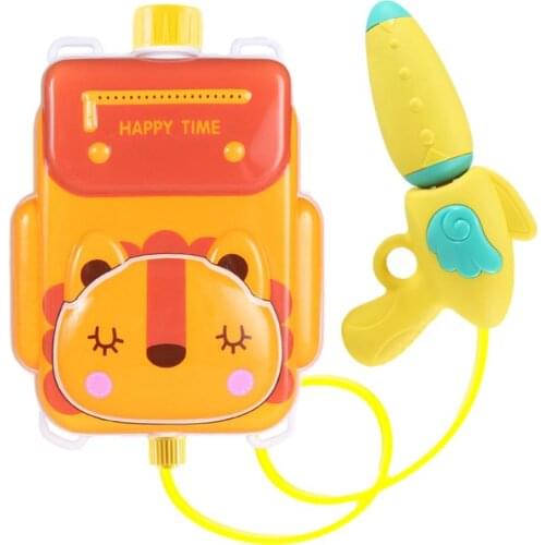 Summer Cartoon Animal Water Guns Water Blaster Backpack For Kids High-Capacity Water Sprayer Outdoor Sports Fun Toy Water Game