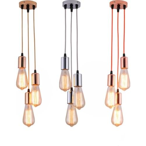 Loft Nordic Spider Industrial Pendant Lamp Modern For Living Room Bedroom Beside Restaurant LED Edison Ceiling Hanging Lights
