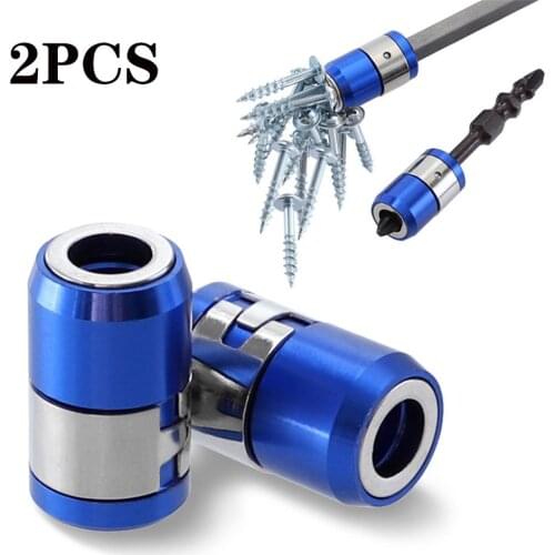 6.35mm Screwdriver Bit Magnetic Ring Metal Anti-Corrosion Strong Magnetizer Screws