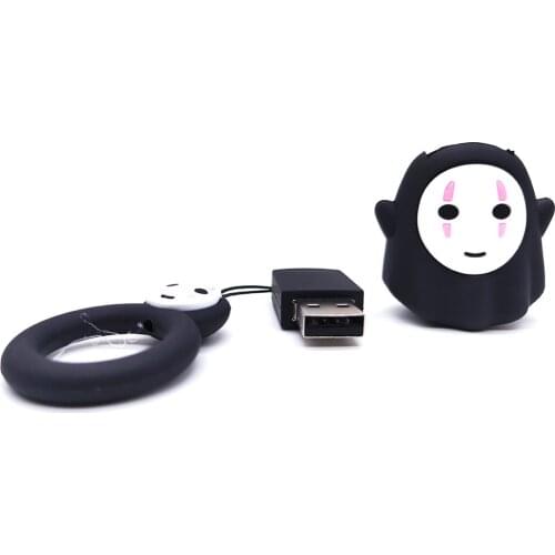 Cute Cartoons Usb Fllash Drive No Face Man Memory Stick 4GB 8GB 16GB 32GB Pendrive Flash Disk Pen Drive 64GB 128GB Memoria Disk