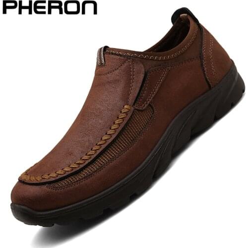 Men Casual Shoes Loafers Sneakers 2021 New Fashion Handmade Retro Leisure Loafers Shoes Zapatos Casuales Hombres Men Shoes