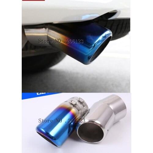 Stainless Steel Tail Exhaust Muffler Tip pipe For Toyota Land Cruiser 200 LC200 LEXUS 570 LX570 Car Styling Accessories