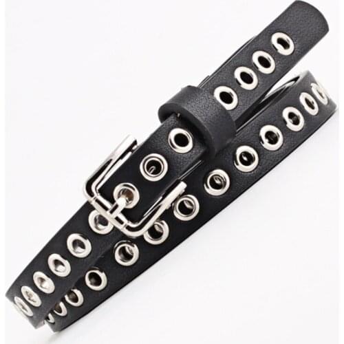 2020 New Women Waist Belt Strap Hollow Casual PU Leather Strap for Womens Waistband Female Ladies Jeans Apparel Accessories