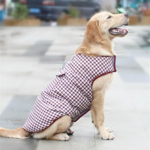 Autumn Winter Warm Dog Vest Coat for Small Medium Big Dogs Puppy Down Jacket Dog Clothes Pet Clothing