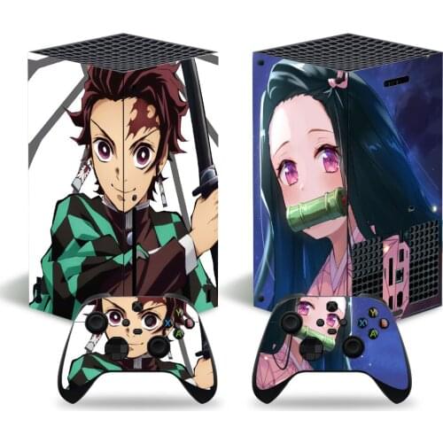 Ren Style Skin Sticker Decal Cover for Xbox Series X Console and 2 Controllers Xbox Series X Skin Sticker Viny 1